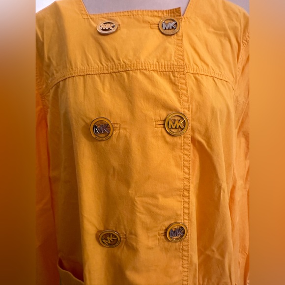 Michael Kors Bright Double-breasted Lightweight Jacket - Size L - Picture 2 of 15